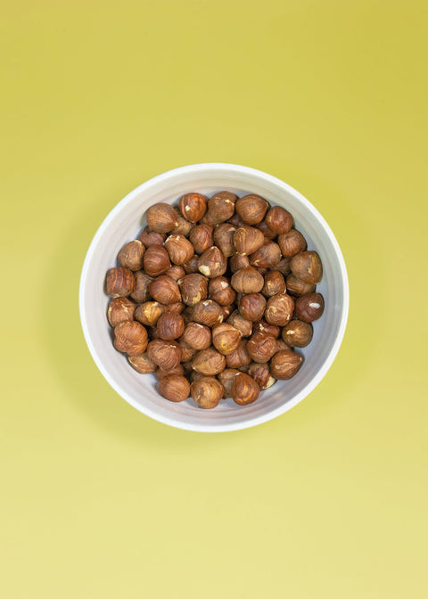 raw hazelnuts with cocoa hints for your recipes