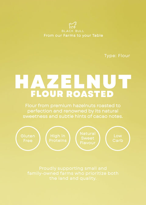 premium roasted hazelnut flour for keto and vegan recipes