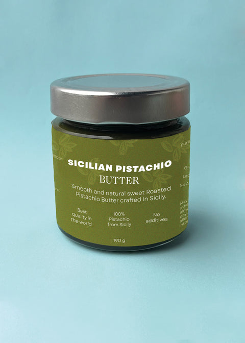 Sicilianskt rostat pistagesmör