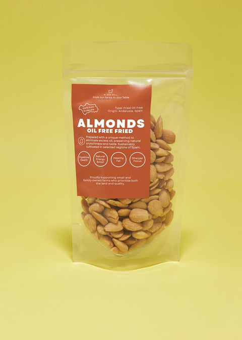 Oil-Free, Fried Spanish Almonds