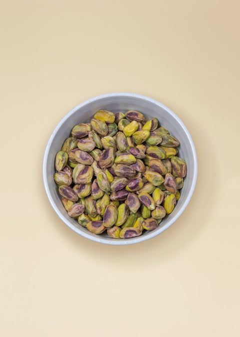 Healthy natural pistachios shell-free